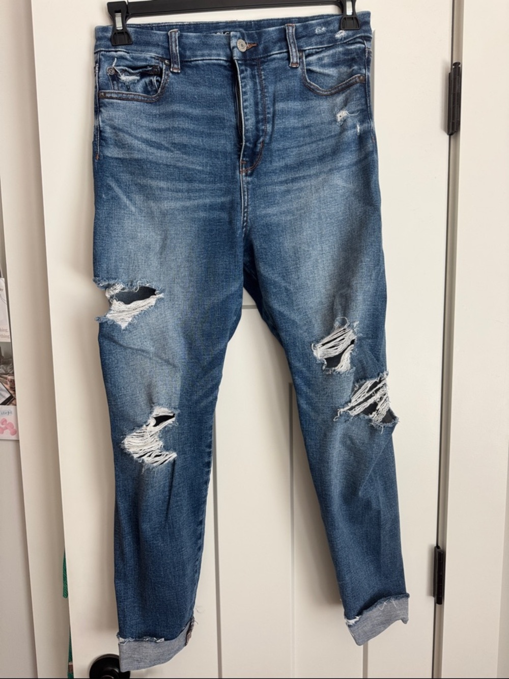 Curvy Super Hi-Rise Ripped Jegging